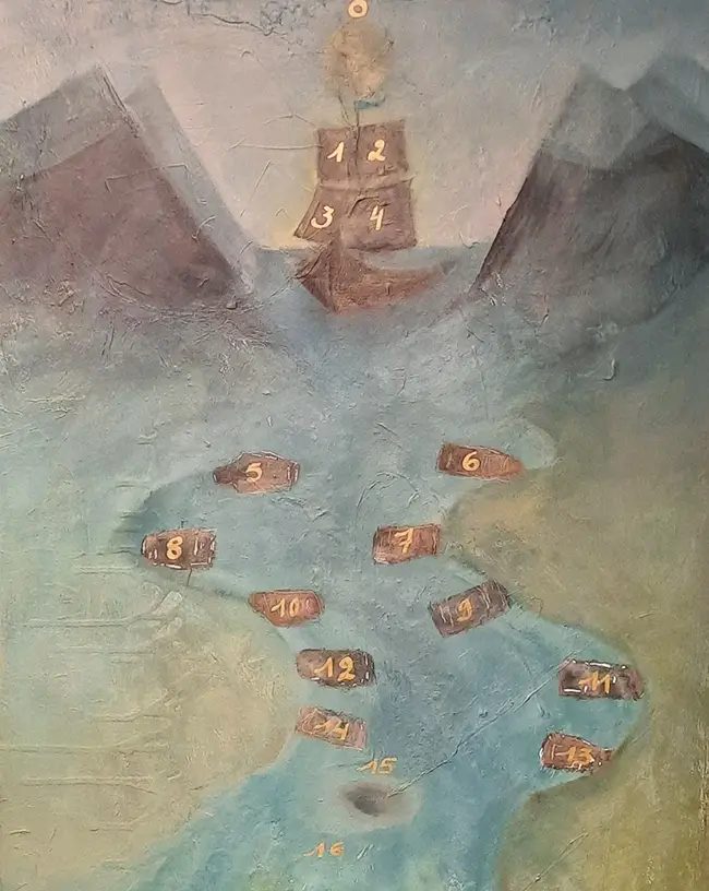 De river of art Audrey Lauwers
